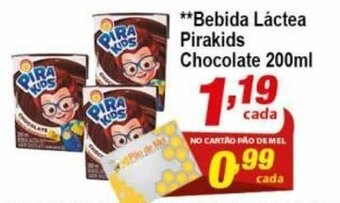 Bebida lactea Pirakids chocolate 200ml