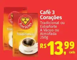 Supermercados Mateus Café 3 Corações oferta