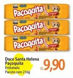 Atacadão Doce Santa Helena Paçoquita Embalada oferta