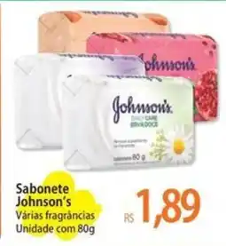 Atacadão Sabonete Johnson's Várias fragrâncias Unidade oferta