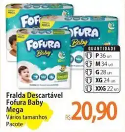 Atacadão Fralda Descartável Fofura Baby Mega oferta
