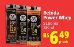 Supermercados Mateus Bebida Power Whey Sabores oferta