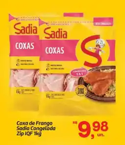 Fort Atacadista Coxa de Frango Sadia Congelada Zip IQF oferta