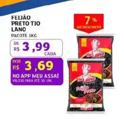 Assaí Atacadista Feijão preto tio lano oferta