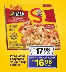 Fort Atacadista Pizza Sadia Congelada Sabores oferta