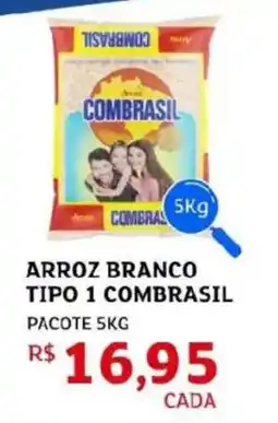 Assaí Atacadista Arroz branco tipo 1 combrasil oferta