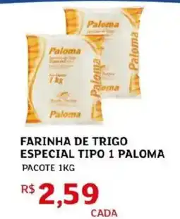 Assaí Atacadista Farinha de trigo especial tipo 1 paloma oferta