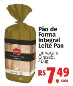 Supermercados Mateus Pão de Forma Integral Leite Pan Linhaça e Girassol oferta