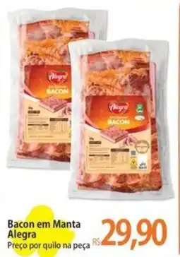 Atacadão Bacon em Manta Alegra oferta