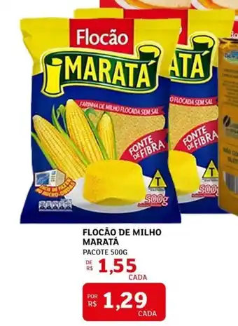 Assaí Atacadista Flocão de milho maratá oferta