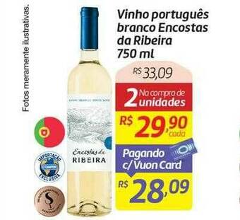 Comper Vinho Português Branco Encostas Da Ribeira oferta