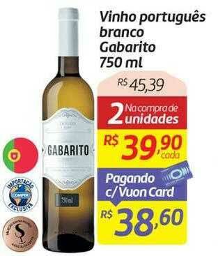 Comper Vinho Português Branco Gabarito oferta