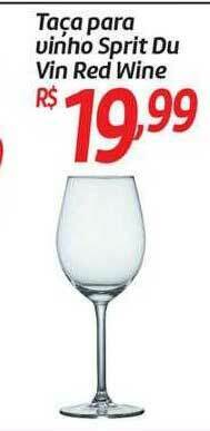 Comper Taça Para Vinho Sprit Du Vin Red Wine oferta