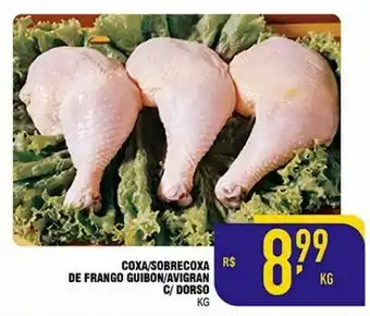 Mercantil Rodrigues Coxa/ sobrecoxa de frango guibon/avigran c/ dorso kg oferta