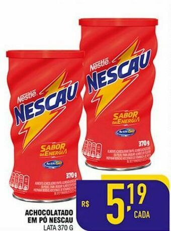 Mercantil Rodrigues Achocolatado em pó nescau 370g oferta
