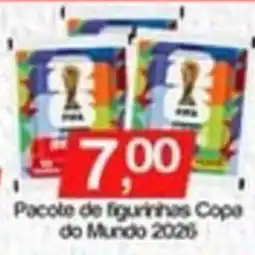 Supermercados Gricki Pacote de figurinhas Copa do Mundo 2026 oferta