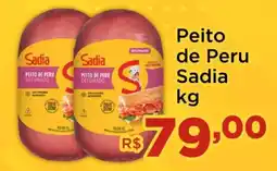 Shibata Supermercados Peito de Peru Sadia oferta