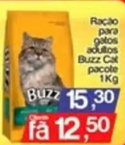 Supermercados Gricki Ração para gatos adultos Buzz Cat pacote oferta