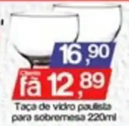 Supermercados Gricki Taça de vidro paulista para sobremesa oferta