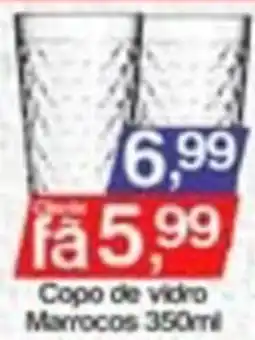 Supermercados Gricki Copo de vidro Marrocos oferta