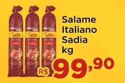 Shibata Supermercados Salame Italiano Sadia oferta