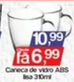 Supermercados Gricki Caneca de vidro ABS oferta
