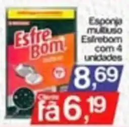 Supermercados Gricki Esponja muuso Estrebom com 4 unidades oferta