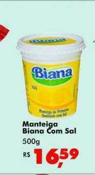 Manteiga Biana Com Sal