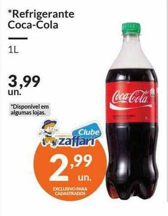 Zaffari Refrigerante Coca Cola oferta