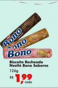Big Box Biscoito Recheado Nestlé Bono Sabores oferta