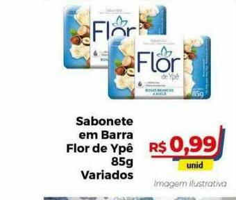 Hiper Moreira Sabonete Em Barra Flor De Ypê oferta