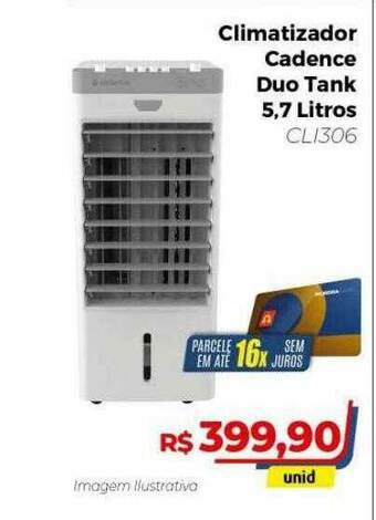 Hiper Moreira Climatizador Cadence Duo Tank oferta