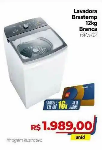 Hiper Moreira Lavadora Brastemp 12kg Braca Bwk12 oferta