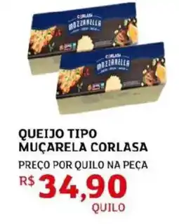 Assaí Atacadista Queijo tipo muçarela corlasa oferta