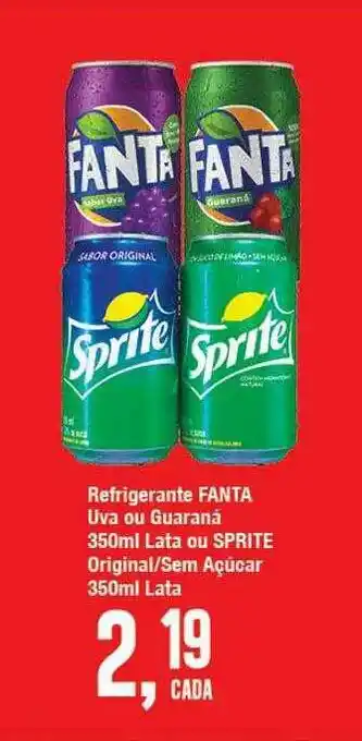 Rede Economia Refrigerante Fanta Ou Sprite oferta