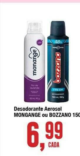 Rede Economia Desodorante Aerosol Monange Ou Bozzano oferta