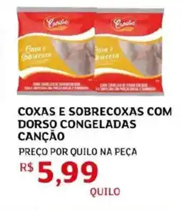 Assaí Atacadista Coxas e sobrecoxas com dorso congeladas canção oferta