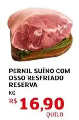Assaí Atacadista Pernil suíno com osso resfriado reserva oferta