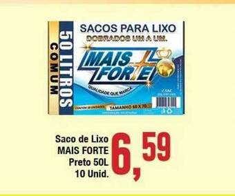 Rede Economia Saco De Lixo Mais Forte Preto 50l 10 oferta