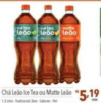 Supermercados Condor Chá Leão Ice Tea Ou Matte Leão oferta