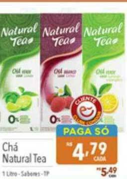 Supermercados Condor Chá Natural Tea oferta