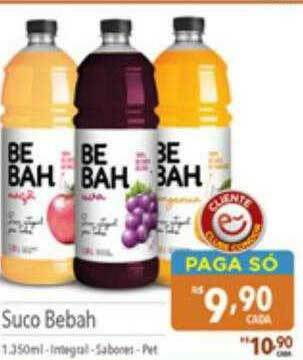 Supermercados Condor Suco Bebah oferta