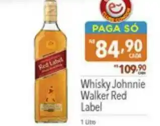Supermercados Condor Whisky Johnnie Wolker Red Label oferta