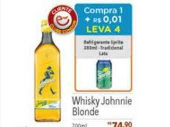 Supermercados Condor Whisky Johnnie Blonde oferta