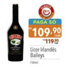 Supermercados Condor Licor Irlandês Baileys oferta