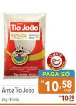 Supermercados Condor Arroz Tio João oferta