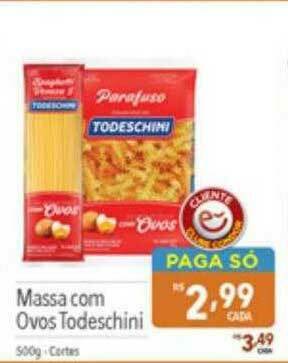 Supermercados Condor Massa Com Ovos Todeschini oferta