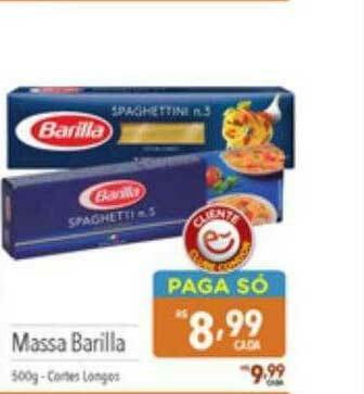 Supermercados Condor Massa Barilla oferta