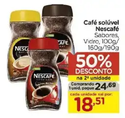 Carrefour Café solúvel Nescafé Sabores, Vidro, oferta