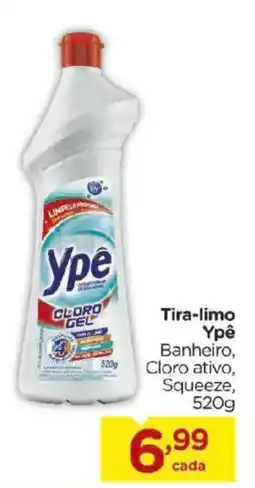 Carrefour Tira-limo Ypê Banheiro, Cloro ativo, Squeeze, oferta